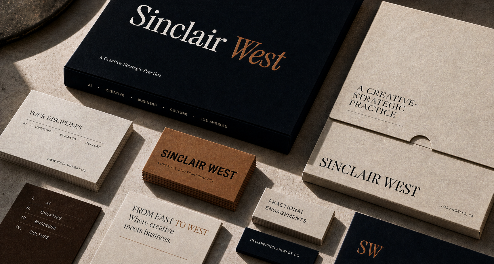Sinclair West brand identity